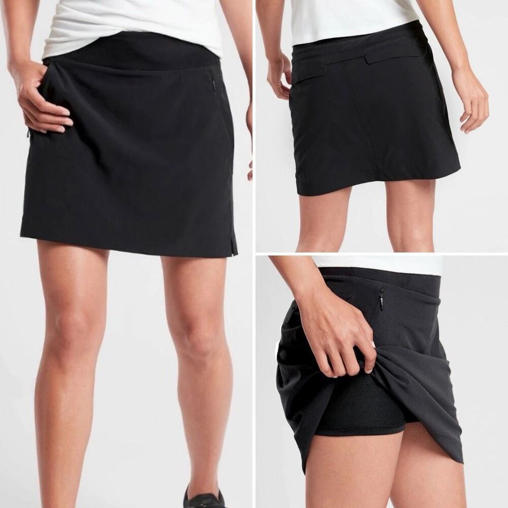 ATHLETA Black SoHo Skort-2